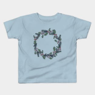 Christmas Wreath Kids T-Shirt